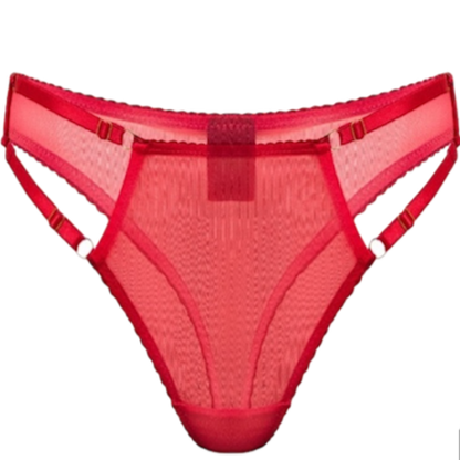 Red thongs with adjustable straps Red Whim